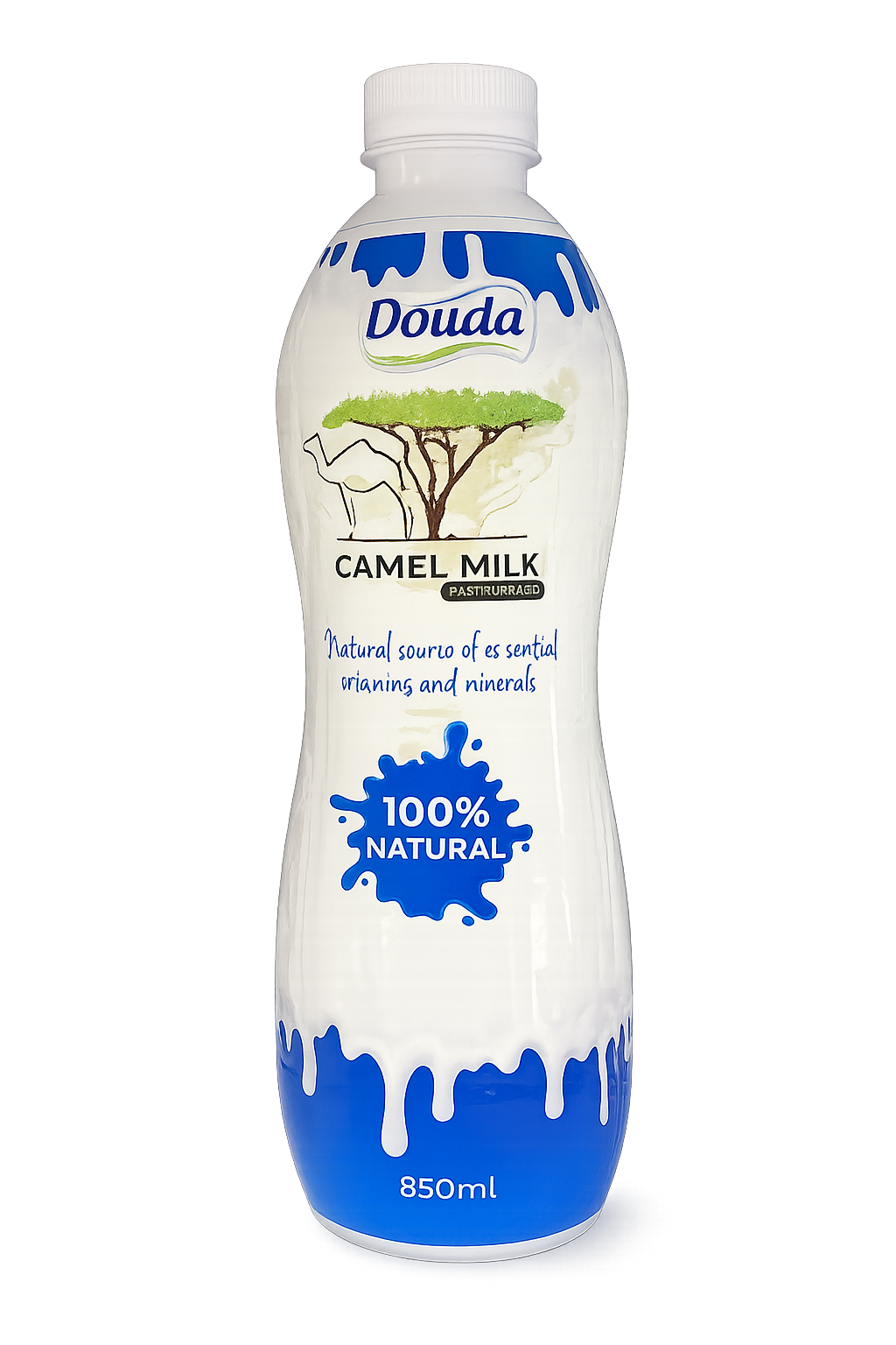 Lait de chamelle frais